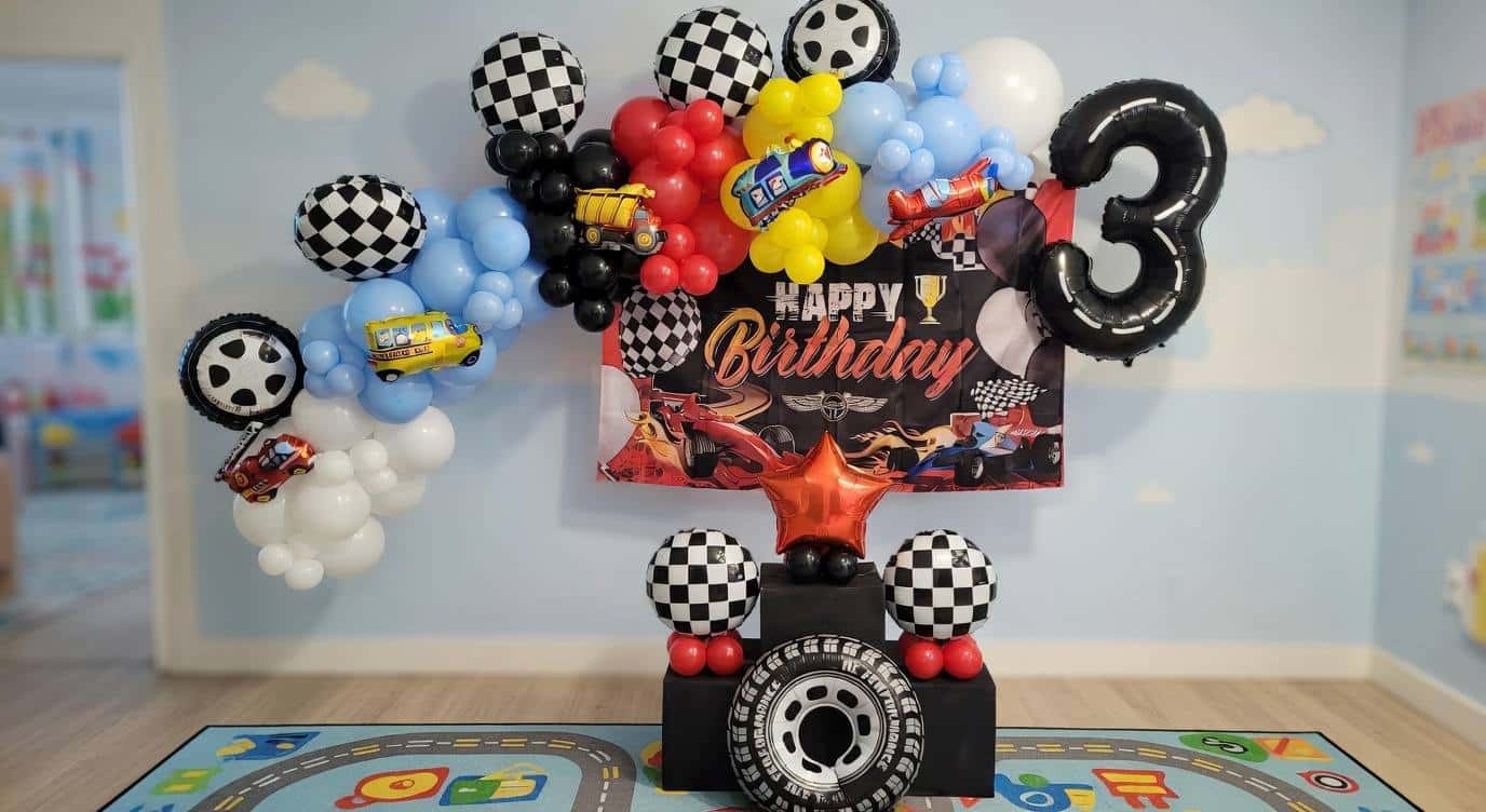 Kids birthday party balloon decorations Cork - themed custom balloon styling