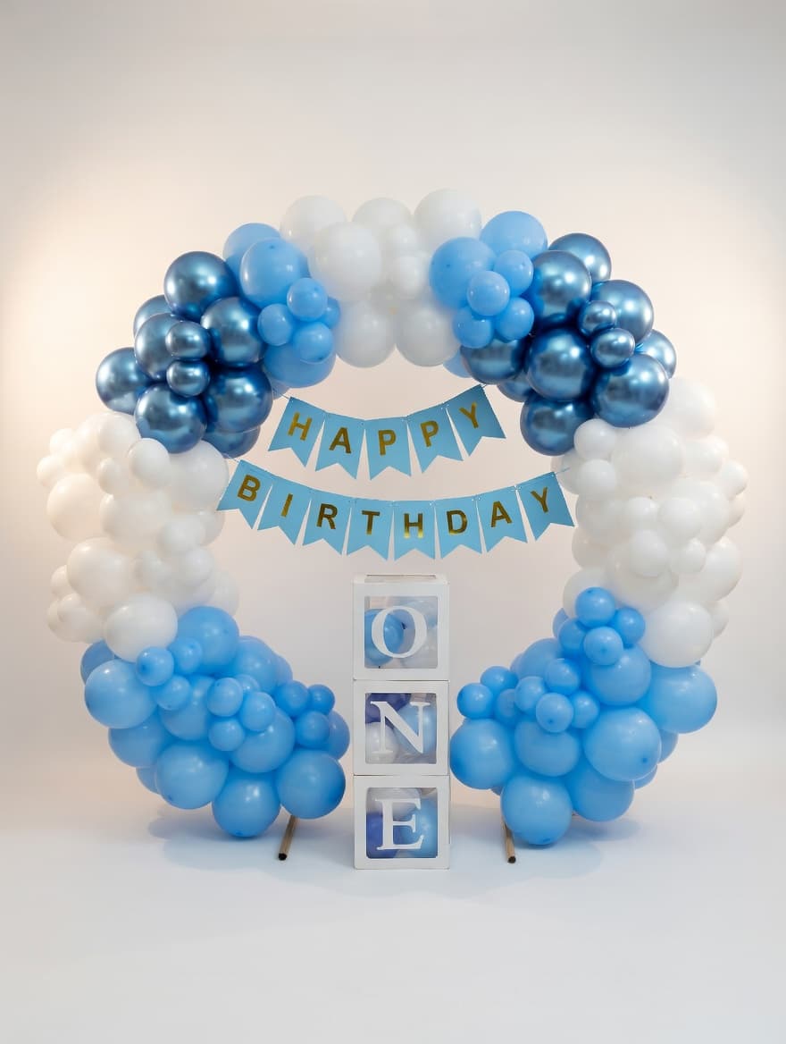 Custom balloon arches Cork - organic balloon installations and balloon walls
